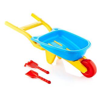 Игрушка Тачка садовая, совок, грабельки (Б02)