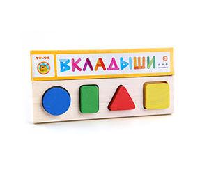 Доска-Вкладыш дерево "Геометрия Малая" 411 (Д05)