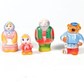Набор резиновых игрушек "Машенька и медведь" (АЗ35)