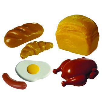 Игровой набор "Продукты" хлеб,батон,круассан,яични У549 (В03)