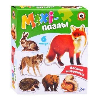 MAXI-пазл "Лесные животные" в коробке (В03)