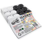 Шашки классические (коробка, этикетка, шашки) 07102/87102 (В03)