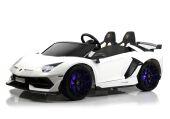 Детский электромобиль Lamborghini Aventador SVJ (A111MP) белый