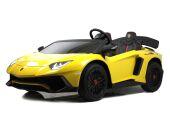 Детский электромобиль Lamborghini Aventador SV (M777MM) желтый