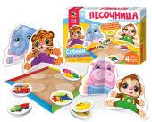 Игра настольная для малышей с объемными фигурками «Песочница» (В03)