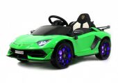 Детский электромобиль Lamborghini Aventador SVJ (A333MP) зеленый